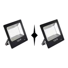 Pack X 2 Focos Reflector Led De 100 Watts Ip66