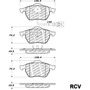 Balatas Disco  Delantera Para Volkswagen Jetta Europa  2000