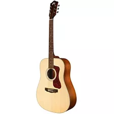 Guild Guitars Guitarra Acústica D-240e, En Natural, Tapa Mac