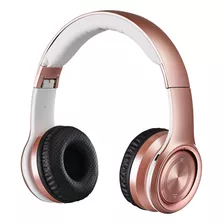 Auriculares Bluetooth Con Microfono (oro Rosa)