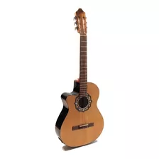 Guitarra Clasica Para Zurdo Fonseca 39kec Corte Ecualizador