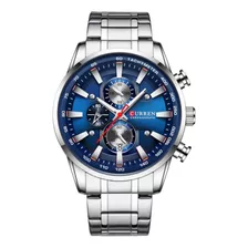 Curren-reloj Deportivo Cuarzo Hombre, Fecha Cronógrafo, 8351