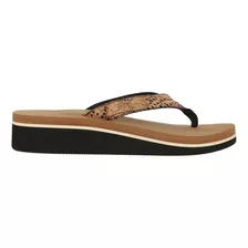 Sandalia Bamers Woodie Mid Mujer Negro