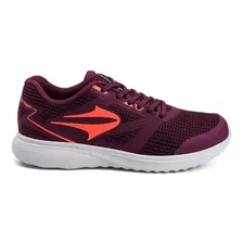 Zapatillas Topper Running Drive Violeta Con Coral Mujer