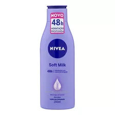 Creme Hidratante Corporal Nivea Soft Milk Seca 200ml