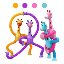 Girafas Pop It Tubo Estica E Gruda Menina E Menino Kit 4 Un.