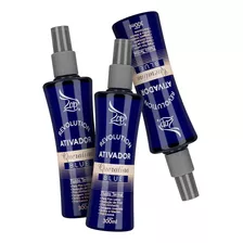 Kit 03 Queratina Blue Selagem Capilar Para Loiras Zap 300ml