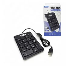 Mini Teclado Numérico Preto Usb