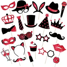 24 Pieces Party Photo Booth Props For Birthday Weddings...