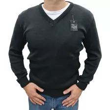 Sweater Hombre Escote V Abrigado