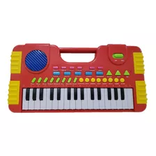 Piano Teclado Musical Infantil Eletrônico Center 32 Teclas