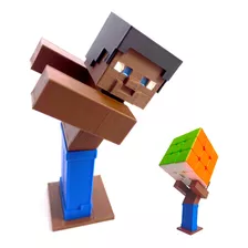 Suporte De Apoio Para Cubo Mágico Boneco Minecraft 