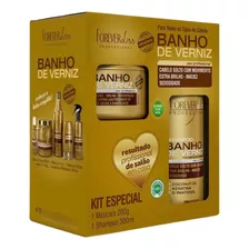 Kit Especial Banho De Verniz Sh 300ml Masc 250g