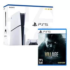 Consola Ps5 Slim Con Lector De Discos+ Resident Evil Village