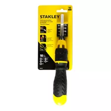 Desarmador Ratchet + 10 Puntas Intercambiables Stanley