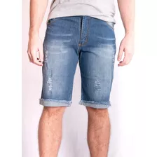 Bermuda Aeropostale 5 Bolsillos Elastizada Long Hombre Aero