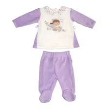 Conjunto Plush Bebé Niña Lila Pillin (pvv309mal)