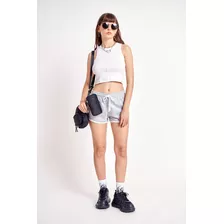 Short Mix De Algodon Rustico Mujer 47 Street