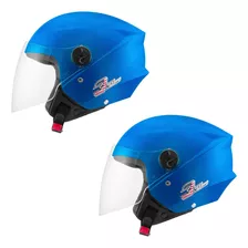 Kit 2 Capacetes Para Moto New Liberty 3 Elite Promoção Nfe