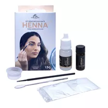 Kit Iniciante Henna Para Sobrancelhas - Cast. Escuro 1,5g