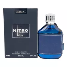 Perfume Dumont Nitro Blue Edp 100ml Hombre-100%original