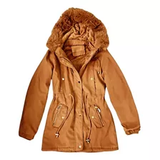 Parka Para Dama Con Corderito