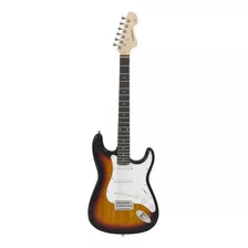 Guitarra Elétrica Vogga Vcg601n Stratocaster De Madeira Afiada 2016 Yellow Sunburst Com Diapasão De Pau-rosa