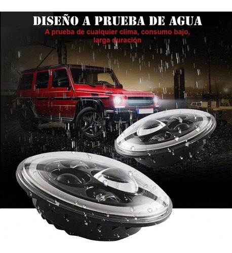 A Una Faros Ojo ngel Led Jeep Jk Wrangler 7 Tj Cj5 Cj7 Foto 7