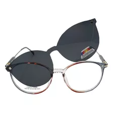 Armação Oculos Grau Solar Original Clip On Premium Polarizad