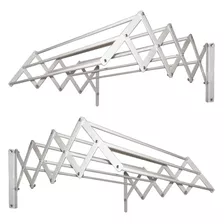 Tender De Pared Ropa Extensible Reforzado 60cm 10 Varillas