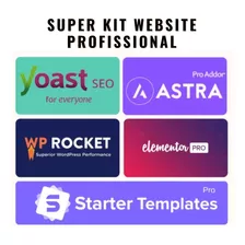 Kit Wordpress Astra Pro Starter Yoast Seo Wprocket Elementor