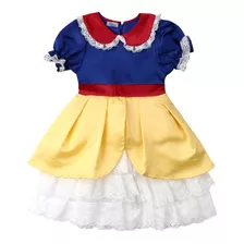 Disfraz (vestido) De Blancanieves Talla 110 4-5 Años Para