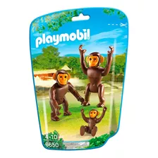 Saquinho Playmobil Animais Zoo - Família De Macacos - 6650