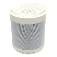 Caixa De Som Portatil Bluetooth Usb 5w Radio Fm Branco Q3