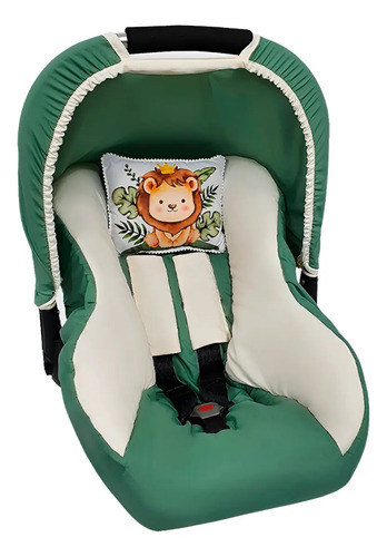 Capa De Bebe Conforto E Capota + Protetores De Cinto 5 Peças