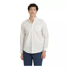 Camisa Hombre Woven Refine Regular Fit Blanca 
