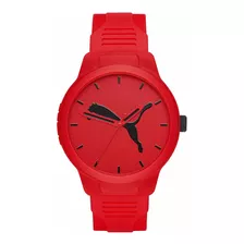 Reloj Hombre Puma P5003 Cuarzo 42mm Pulso Rojo En