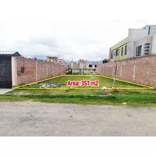 Venta De Terreno De 357 M2, Barrio Modesto Arrieta - Riobamba