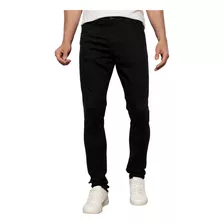 Calça Sarja Masculina Preta Básica Casual Algodão Premium