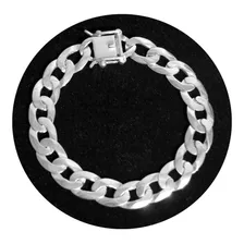 Pulseira 1x1 Fecho De Gaveta 925 12 Mm Largura Grossa 19 Cm