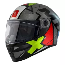 Casco Mt Helmet Revenge 2 Light C2 Gris/ Perla Para Moto