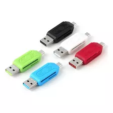 Leitor Adaptador 3 Em 1 Otg Micro Sd Cartão Sd Micro Usb V8