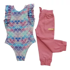 Roupa De Blogueira Infantil Conjunto Mini Diva Body E Jogger