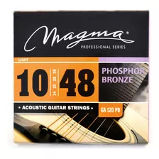Cuerdas De Guitarra Acustica Magma Phosphor Bronze Ga120pb