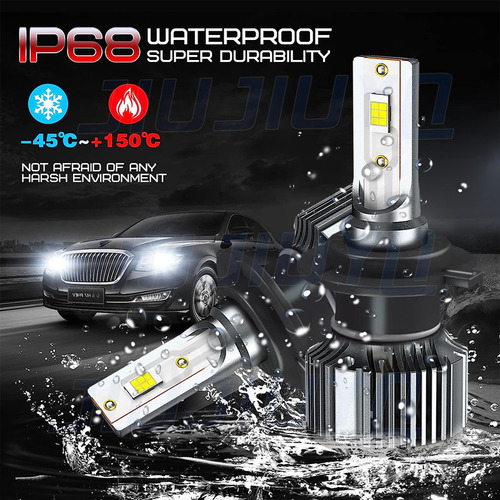 Kit Faros Luz Led H7 H8 30000lm Para Volkswagen Alta/baja Foto 8