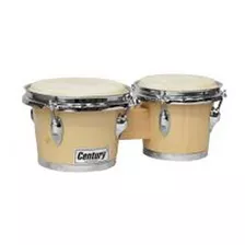 Bongo Century Cnbg009 7 Y 8 Pulgadas Natural Aro Cromado Msi