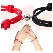 Pulseras Pareja Con Imán 2 Piezas Juramento De Amor Full