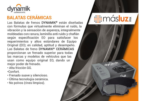 Balatas Ceramicas Del Allroad Quattro L6 2.7l 03/05 Dynamik Foto 5