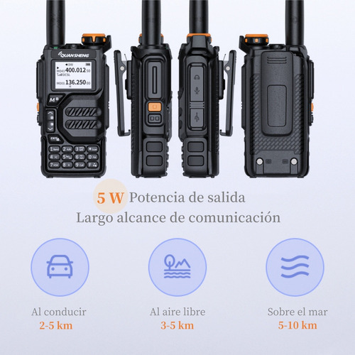 Radios Wokitokis Ptt, 5 W, Am/fm, Uhf/vhf, 50-600 Mhz, Tipo Foto 10