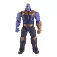 Boneco Thanos Vingadores Articulado Com Luz E Musica 32cm